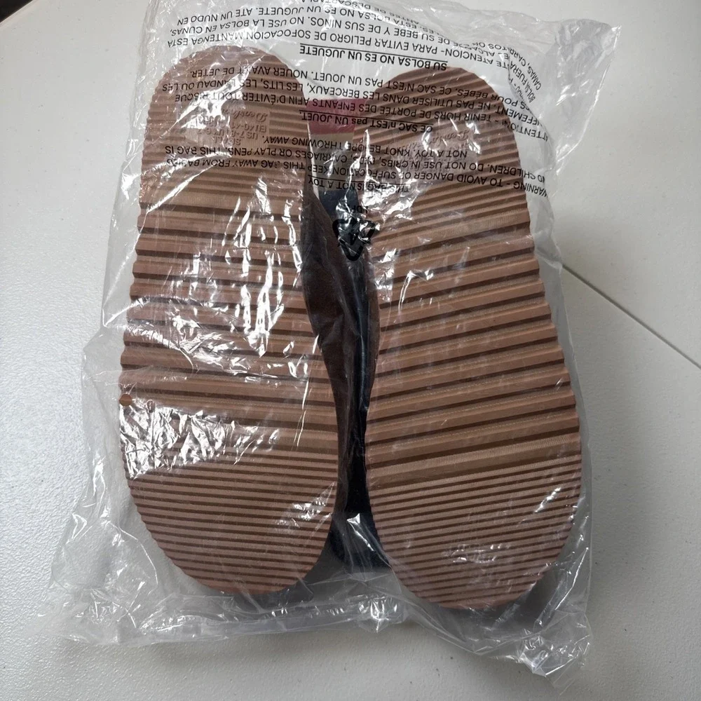 Dearfoams Brown Men's Slippers 7-8 New in Bag